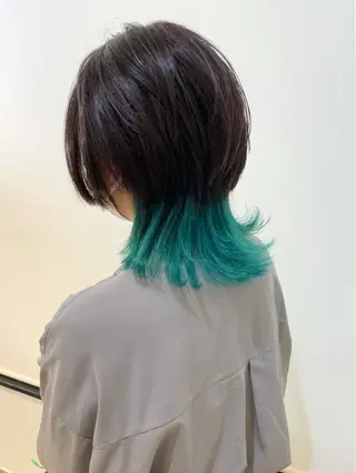 ミディアム カラー 佐藤 魁人のヘアスタイル