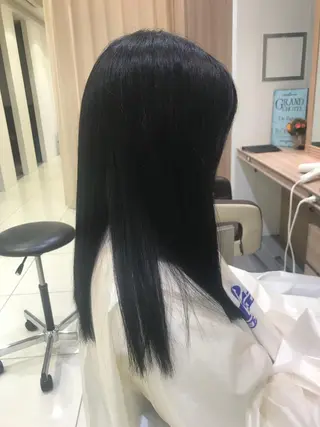 ロング カラー 縮毛矯正/髪質改善 /韓国風　山川春輝のヘアスタイル