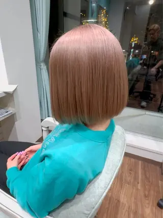 ショート カラー Ruset所属・ハイトーン/ボブ特化 /美髪矯正/SOMAのヘアスタイル