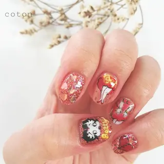 ネイル 🥀ネイルサロン cotonコトン🥀のネイルデザイン