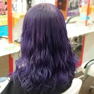 ミディアム カラー 植田 /エクステ /ブリーチ/髪質改善のヘアスタイル