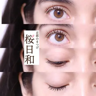 マツエク・マツパ 京都のまつげ桜日和 小島美桜のマツエク・マツパデザイン