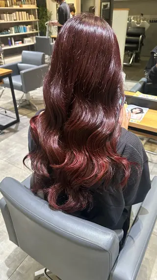 ロング カラー 渚音 nanoのヘアスタイル