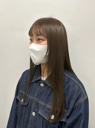 カラー 透明感ベージュ🤎 ナチュラルレイヤーのヘアスタイル