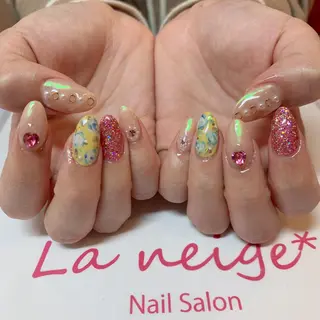 ネイル La neige* yuki 🥯🍑のネイルデザイン