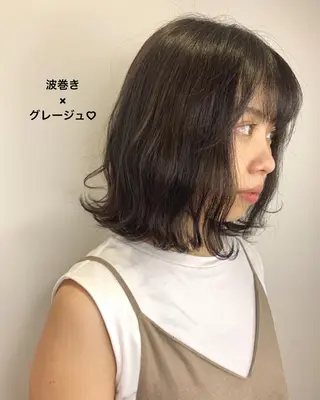 ミディアム カラー SALOWIN神戸三宮店所属・【美髪を叶える】中谷 彰宏（アキ)のヘアスタイル
