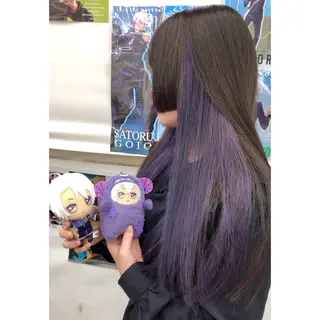 ロング カラー 推しカラー✨ オタク美容師ユウカのヘアスタイル