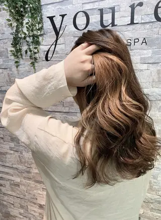 ロング カラー ❣️髪質改善特化❣️ カモアオイのヘアスタイル
