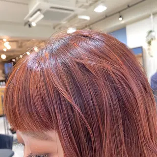 ミディアム カラー ヘアアレンジ 【ダメージレス施術】 【透明感】北村 拓也のヘアスタイル