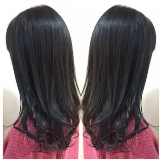 ロング カラー 髪質改善/痛ませ ないカラー/西村航大のヘアスタイル