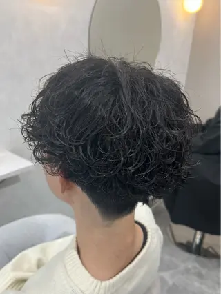 ショート パーマ メンズ Lalu yutoのヘアスタイル