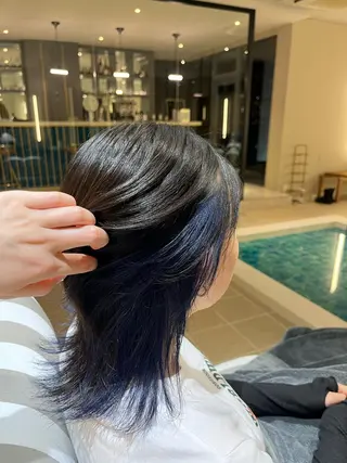 カラー NOTNOW所属・LANE FUのヘアスタイル