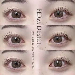 マツエク・マツパ ViSEO Nanaのマツエク・マツパデザイン