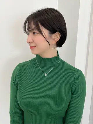 ショート モテヘア/グレージュ /ボブ/前原汐🎐のヘアスタイル