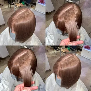 ショート カラー ヘアアレンジ ekolu北梅田店所属・梅田中崎町髪質改善 /オキヒロト/エコルのヘアスタイル