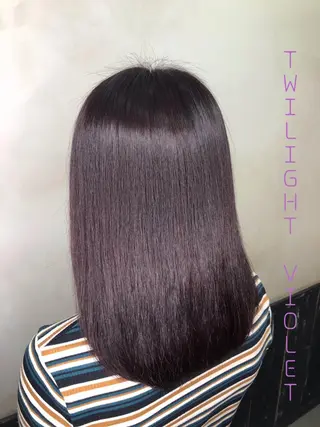 ミディアム カラー 美髪矯正 🌈髪質改善 山下のヘアスタイル