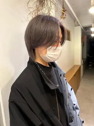 カラー リンダ所属・ボブ/ブリーチ /顔周り/すずきのヘアスタイル