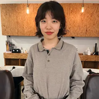 パーマ 暖色/パーマ 🌼クニトウメイのヘアスタイル