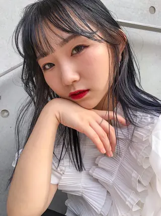 ミディアム nessヤマサキ リュウタのヘアスタイル