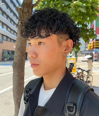 パーマ メンズ 年間2000名担当◎ パーマ職人/仲原佑樹のヘアスタイル