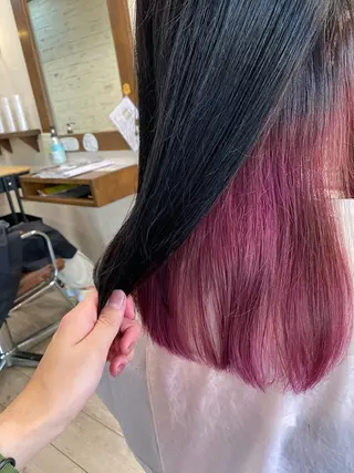 ロング カラー 日比 貴大/ minim hairのヘアスタイル