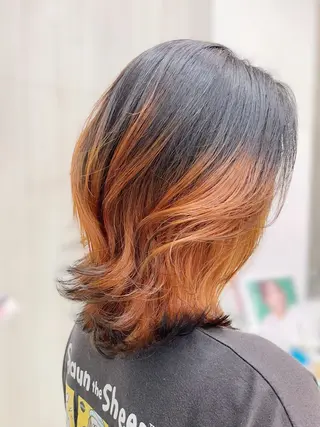 セミロング wil西宮レイヤー 西村徹のヘアスタイル