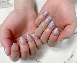 ロング カラー ネイル Q Free nailsのネイルデザイン