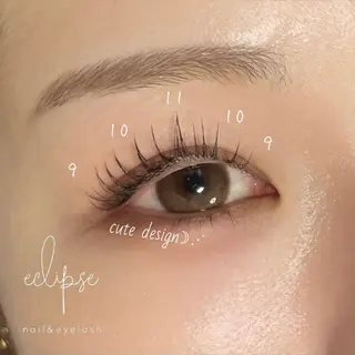 マツエク・マツパ eclipse eyelashのマツエク・マツパデザイン