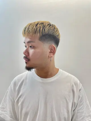 ショート カラー メンズ SALOWIN新宿三丁目East3階所属・佐々木悠人/新宿/ ショートヘア/メンズのヘアスタイル