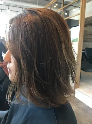 セミロング カラー current所属・✨カット美容師 💡高橋優也💡のヘアスタイル