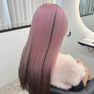 ロング カラー Ren. 🦋デザインカラーのヘアスタイル