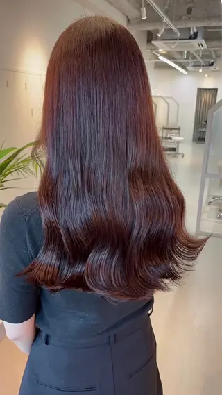 セミロング 藤原 悠暉のヘアスタイル