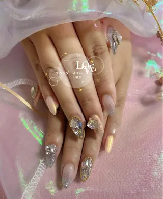 ネイル ラベンダー💖日暮里 ルル💖ネイルのネイルデザイン