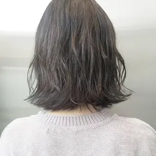 ミディアム カラー パーマ ヘアアレンジ マツエク・マツパ iplus✴ まつげ、眉毛、耳つぼのマツエク・マツパデザイン