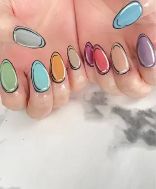 ネイル celica所属・松田 由真のネイルデザイン