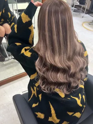 ロング SALOWIN天神大名店所属・羽エクステ/スリム タッキ/kodaiのヘアスタイル