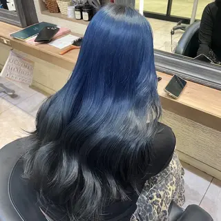 ロング カラー EIGHTyokosuka所属・ハイトーン 🦋🎶LENのヘアスタイル