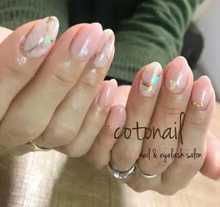 ミディアム ネイル ツメトマツゲ .のネイルデザイン