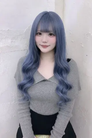 ロング カラー ベルグロー アルファのヘアスタイル