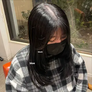 セミロング 南場 智美のヘアスタイル