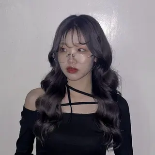 ロング 🎀韓国系ハイトーン カラーYoko🎀のヘアスタイル