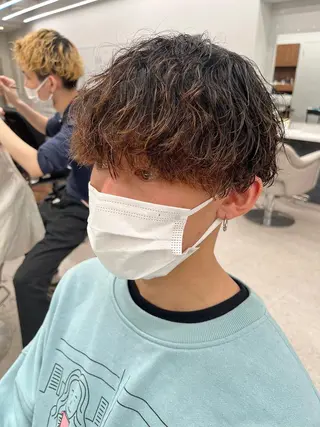 パーマ メンズ 🍐シャドウパーマ メンズ特化/守岡🍐のヘアスタイル