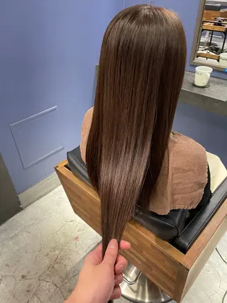 ロング カラー 🌿長尾俊汰🌿 透明感カラーのヘアスタイル