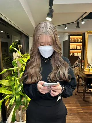 ロング カラー ワンホンヘア ケラチン/Kaitoのヘアスタイル