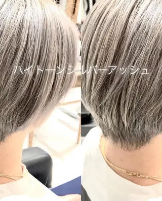 ショート カラー YAMADA KAITOのヘアスタイル