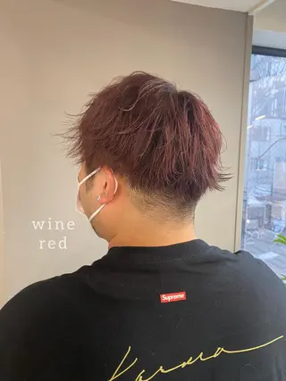 ショート カラー メンズ ボブ /ニュアンス/ satomi🧸💖のヘアスタイル