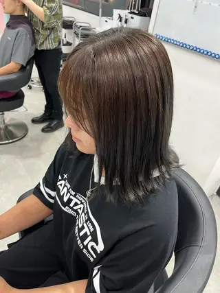 ショート カラー みう/仙台/暖色/ 艶髪/顔周りカット/のヘアスタイル