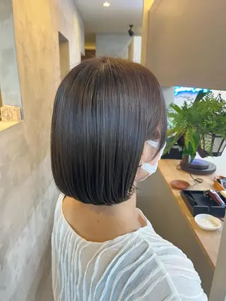 ミディアム カラー Salon de  COCO所属・Yuka /ツヤカラー✨のヘアスタイル