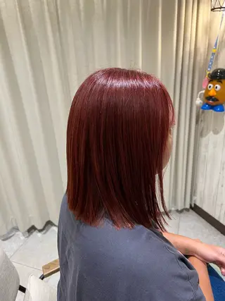 ミディアム LONESS GINZA所属・FUJIIKANON /ケア‪透明感カラーのヘアスタイル