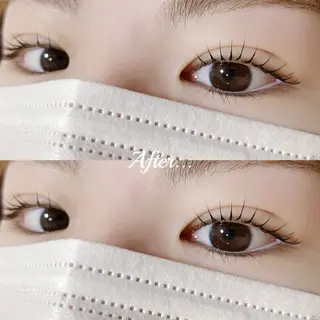 マツエク・マツパ マツナガ☺︎ // Afterのマツエク・マツパデザイン